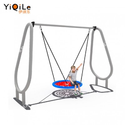 Deluxe Outdoor Swing Chair Child Swing Single Seat Swing