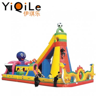 High Quality Inflatable Theme Park Inflatable Climbing Wall Inflatable Fun City